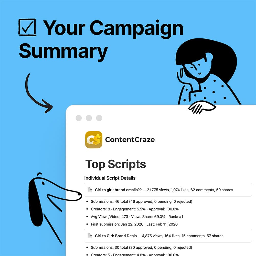 Campaign summary in Notion